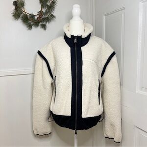 Free People Movement Courtside Fleece in Ivory Combo